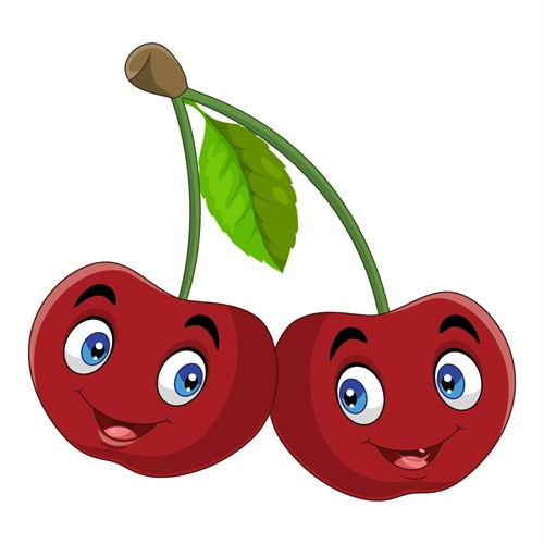 Craft Supply Classroom Cutout | Cartoon or Plain Cherry Fruit Cutout